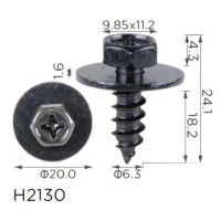 Саморіз з шайбою Toyota (9015960525) (H2130)