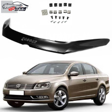 Дефлектор капоту мухобійка Volkswagen Passat B7 2010- Europe Євро Кріплення (Vip Tuning)