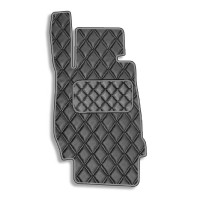 Водительский коврик для BMW 3 (F30 / F31) 2011-2019 Экокожа с подпятником 1 шт (Rombus)