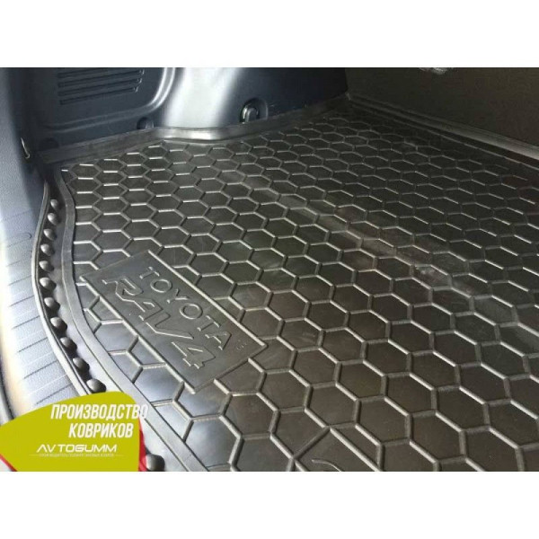Коврик в багажник дляToyota Rav 4 2013-2019 Докатка Резиновый