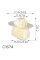 Клипса для обшивки салона Volkswagen, Seat, Skoda (6N0867276, 12633) (C1674)