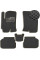Коврики в салон EVA для Chevrolet Epica 2006-2012 с подпятником Черные-Коричневый кант 5 шт