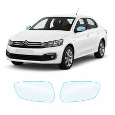 Антигравійна захисна бронеплівка за лекалами для Citroen C-Elysee I facelift 2017-2022 - дзеркала