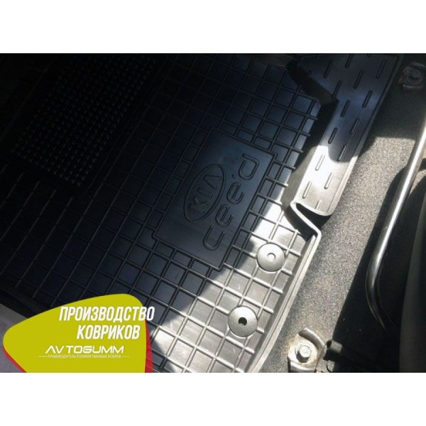 Водительский коврик в салон Kia Ceed 2006- (Avto-Gumm)