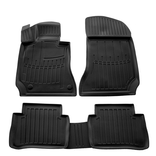 Автомобильные 3D коврики в салон для Mercedes-Benz C218 CLS 2011-2016 / Высокий борт