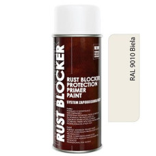 Фарба аерозольна Антиіржа Deco color 4в1 Rust Blocker 400 мл (RAL 9010) Біла