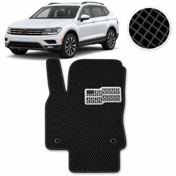 Водительский коврик EVA для Volkswagen Tiguan II USA Allspace 2015- с подпятником 1 шт