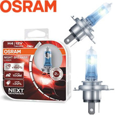Автолампа галогенна Osram Night Breaker Laser +150% 12V H4 60/55W 2 шт (64193 NL-ВОХ)
