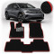 Килимки в салон EVA для Volkswagen ID.4 2020- (Металевий підп'ятник) Чорний червоний кант 3 шт