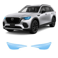 Антигравийная защитная бронепленка по лекалам для Mazda CX-70 2024- оптика (фары и ПТФ)