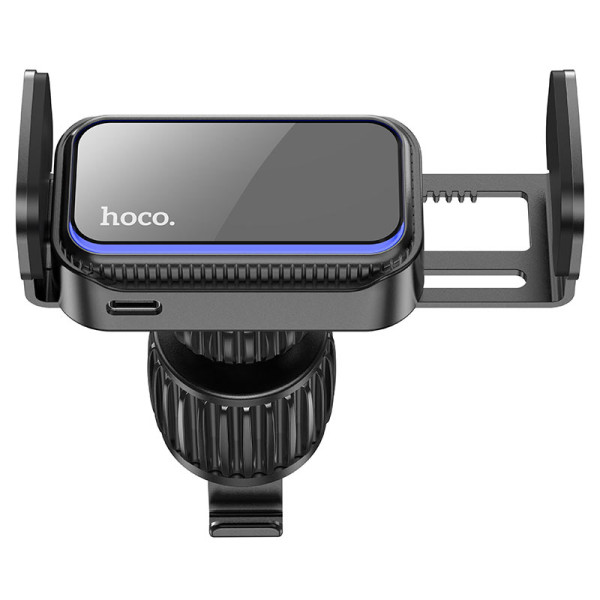 Автодержатель с беспроводной зарядкой HOCO CA201 Аккумулятор 120 mAh для воздуховода