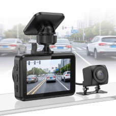 Видеорегистратор Hoco DV3 2,45-inch IPS+Камера Заднего Вида Черный (6942007608183)