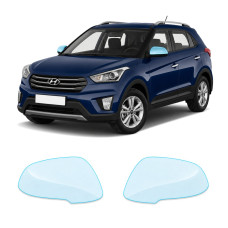 Антигравійна захисна бронеплівка за лекалами для Hyundai Creta I 2015-2017 - дзеркала