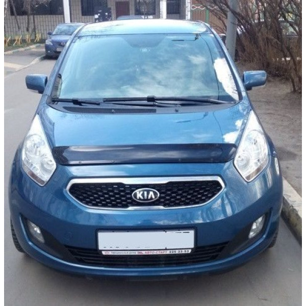 Дефлектор капоту мухобійка для Kia VENGA 2011-