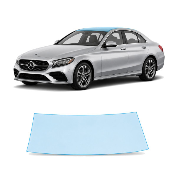 Антигравійна захисна бронеплівка за лекалами для Mercedes-Benz C-Class W205 facelift 2018-2021 - зона даху