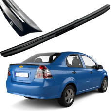 Спойлер пір'янка на кришку багажника для Chevrolet Aveo T250 2003-2011 Глянець Voron glass