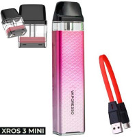 Многоразовая Pod-система Vaporesso Xros 3 Mini 1000mAh 2 мл Rose Pink Розовый