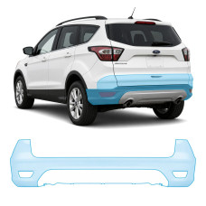 Антигравійна захисна бронеплівка за лекалами для Ford Escape (US) III facelift 2017-2019 - задній бампер