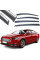 Дефлектори вікон вітровики Benke для Ford Mondeo / Fusion 2013- Хром Молдинг Нержавіюча сталь 3D (BFDMD1323-W/S)