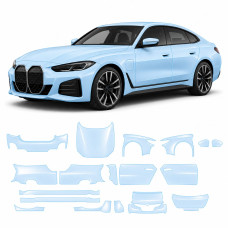 Антигравийная защитная бронепленка по лекалам для BMW i4 G26 2021- полный кузов