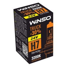 Автолампа галогенна Winso Truck + 30% / H7 / 75W / 24V / 1 шт (724700)