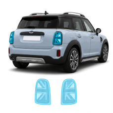 Антигравийная защитная бронепленка по лекалам для Mini Countryman F60 facelift 2020-2023 - задние фонари стопы