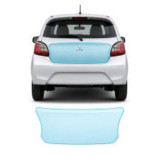 Антигравійна захисна бронеплівка за лекалами для Mitsubishi Colt/Space Star VII facelift 2016-2023 - зона кришки багажника