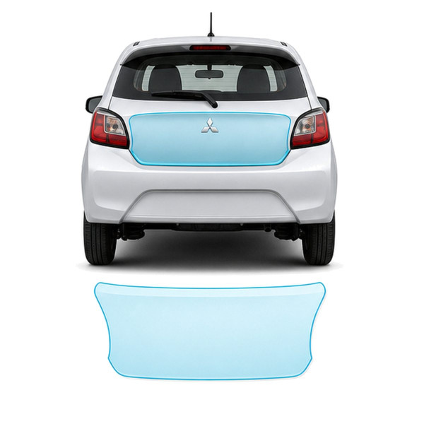 Антигравійна захисна бронеплівка за лекалами для Mitsubishi Colt/Space Star VII facelift 2016-2023 - зона кришки багажника