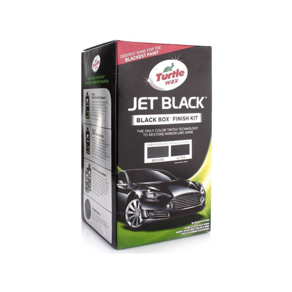 Набір поліролей для чорного автомобіля Turtle Wax Black Box Jet Black Finish Kit (52731)
