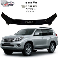 Дефлектор капоту мухобійка для Toyota Land Cruiser Pradо 150 2009-2013 Євро Кріплення (Vip Tuning)