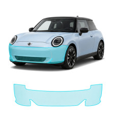 Антигравийная защитная бронепленка по лекалам для Mini Cooper Electric J01 2024- передний бампер
