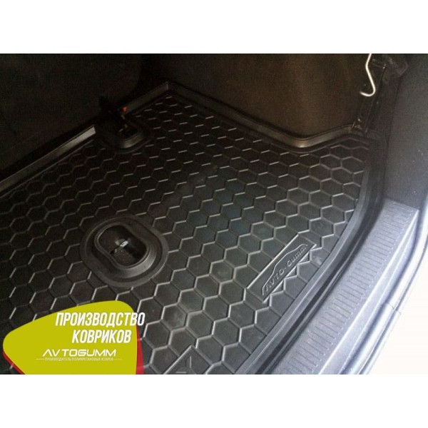 Автомобильный коврик в багажник Renault Lodgy 2013-2019,5 / Резиновый (Avto-Gumm)