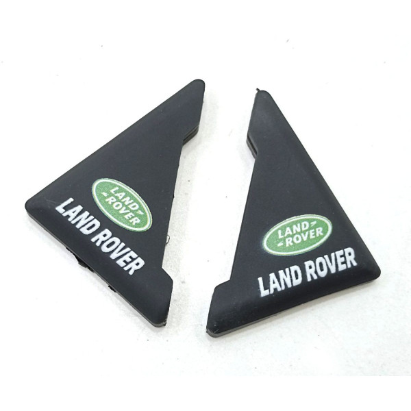 Защита углов двери Land Rover2 шт Резиновые 45х58х47 мм на скотче Черные Усиленные (противоударные чехлы от сколов)