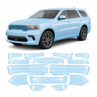 Антигравийная защитная бронепленка по лекалам для Dodge Durango WD/WK2 facelift 2021- полный кузов