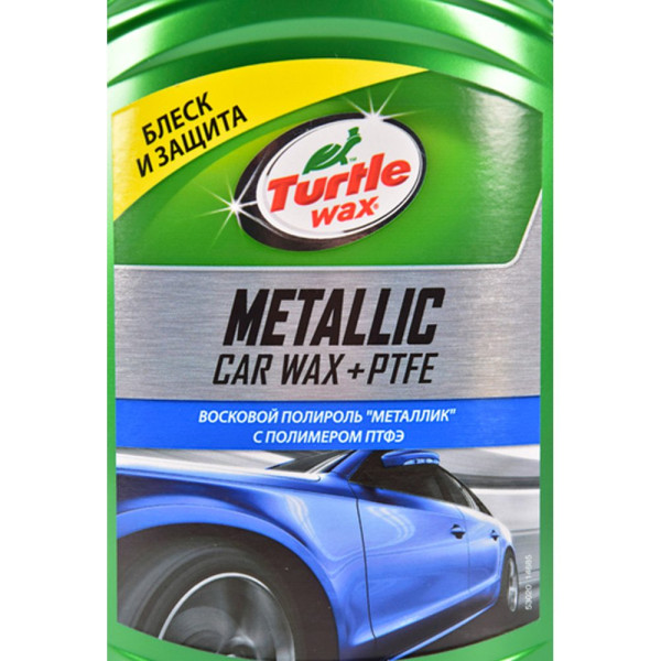 Восковий поліроль металік із тефлоном Turtle Wax PTFE 500 мл для всіх кольорів (53020)