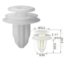 Клипса крепления Citroen Lexus Toyota 9046709206 9046710161 90467W0005 Subaru Suzuki Mazda Kia Hyundai (C0391)