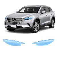 Антигравийная защитная бронепленка по лекалам для Mazda CX-9 TC 2016-2020 - оптика (фары и ПТФ)