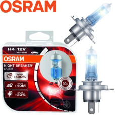 Автолампа галогенна Osram Night Breaker Laser +130% 12V H4 60/55W 2 шт (64193 NBL-НСВ/472NBL)