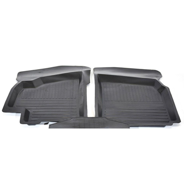 Килимки гумові передні Daewoo Lanos коритом 2 шт