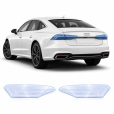 Антигравийная защитная бронепленка по лекалам для Audi A7 C8 2018-2022 - задние фонари стопы