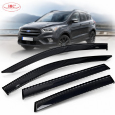 Дефлектори вікон вітровики HIC для Ford Kuga / Escape 2013-2019 (fo90)