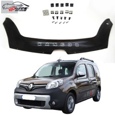 Дефлектор капота мухобойка Renault Kangoo 2013- после рестайлинга (Vip Tuning) RL31