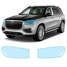 Антигравийная защитная бронепленка по лекалам для Mercedes-Benz Maybach GLS X167 2020- оптика (фары и ПТФ)