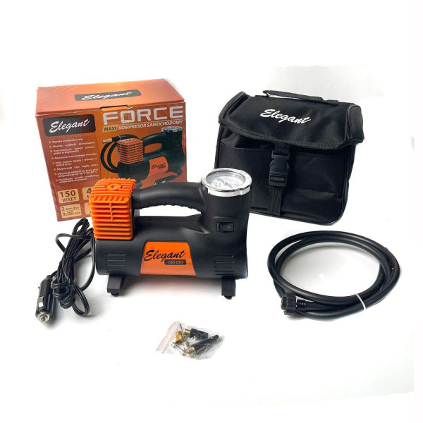 Автомобільний компресор Force MAXI 12v 150вт 40л 10атм 14А (EL 100 085)