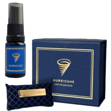 Ароматизатор автомобильный Hurricane Dark Blue Premium (В комплекте Спрей)