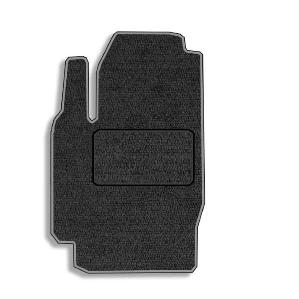 Водительский ворсовый коврик для Toyota Camry (ACV 30) 2001-2006 с подпятником 1 шт (Carrera)