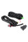 LED Протитуманні фари для Toyota Prado FJ120 2003-2009 H3 12V 55W FOG+DRL з проводкою Комплект (TY-085E-W 2в1 Сhromе)