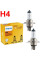 Автолампа галогенная Philips Premium +30% H4 12V 60/55W 3200K 2 шт (12342PRC2)