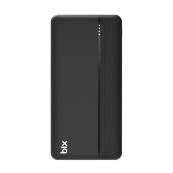 Power Bank Портативний Акумулятор Bix 30000 mAh 3x USB 22,5 Вт Чорний (PB302)