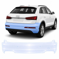 Антигравийная защитная бронепленка по лекалам для Audi Q3 8U 2011-2018 - задний бампер